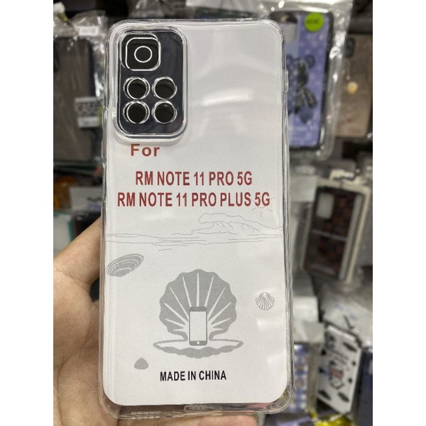 Ốp lưng Xiaomi Redmi Note 11 Pro 5G dẻo siêu trong suốt bảo vệ camera có nút chắn bụi