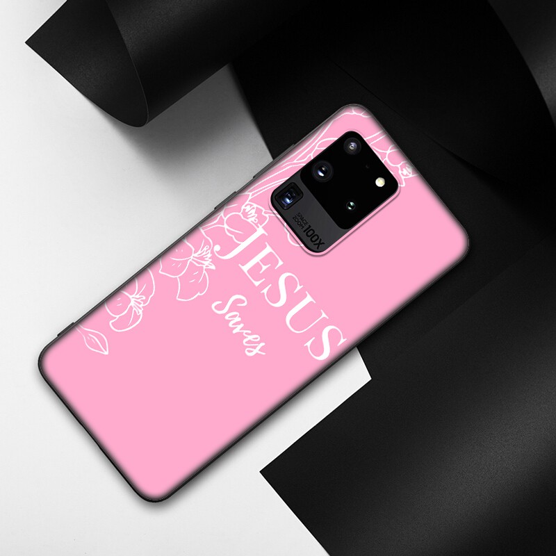 Samsung Galaxy S10 S9 S8 Plus S6 S7 Edge S10+ S9+ S8+ Casing Soft Case 9SF Bible Christ Christian mobile phone case