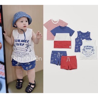 Set 2 bộ sát nách cho bé