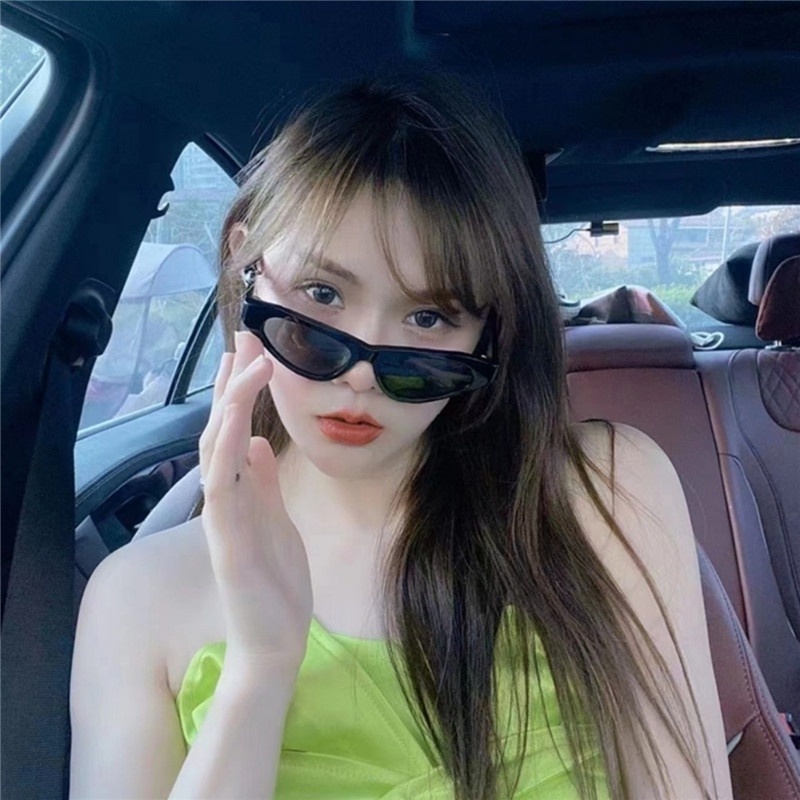 (KIQI-FASHION) COD Kính Mát Mắt Mèo Chống Tia Uv400 Thời Trang Mới