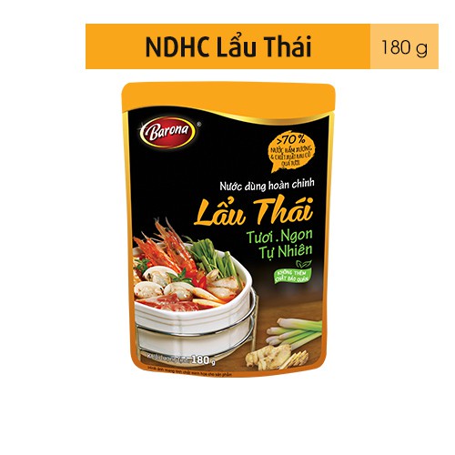 Nước dùng hoàn chỉnh Lẩu Thái Barona 180g