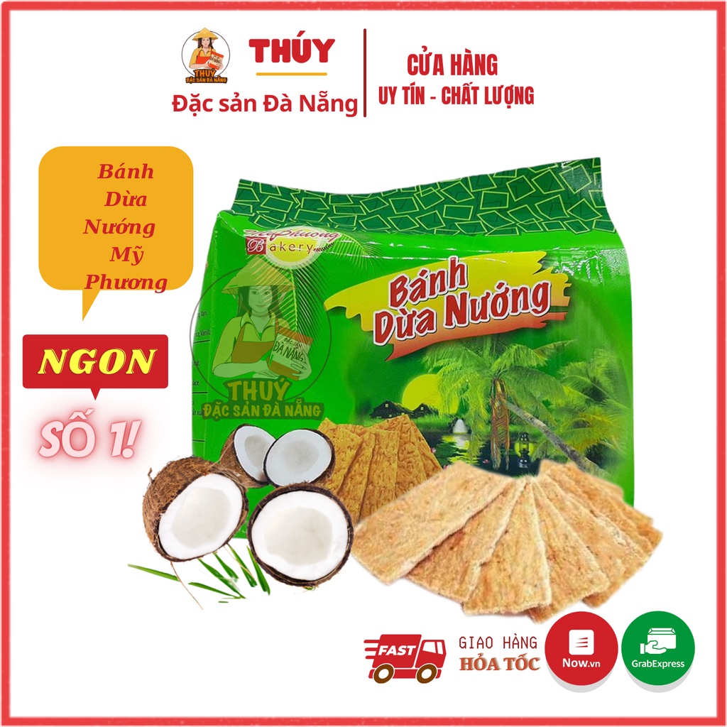 BÁNH DỪA NƯỚNG ĐẶC SẢN ĐÀ NẴNG - hiệu Mỹ Phương food túi 170gr