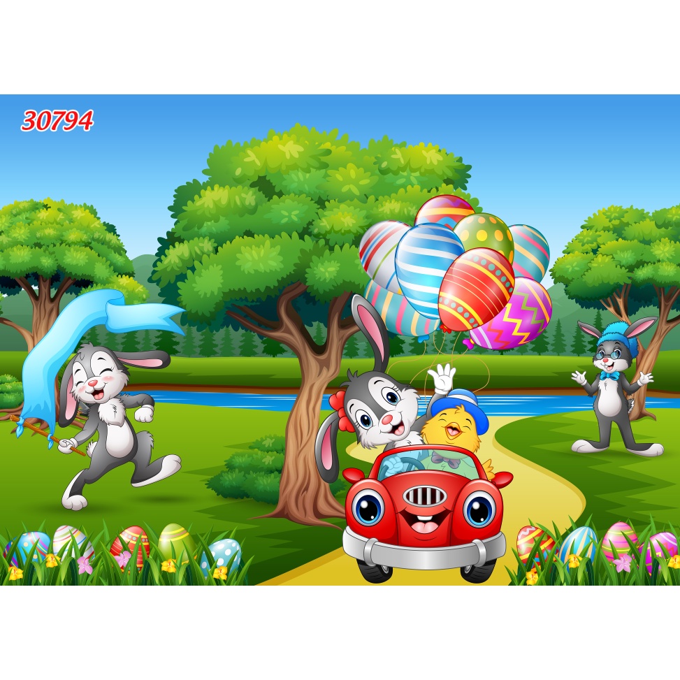 Tranh Dán Tường Phòng MẦM NON, TRƯỜNG HỌC VUI NHỘN đẹp lung linh, hình ảnh chân thực