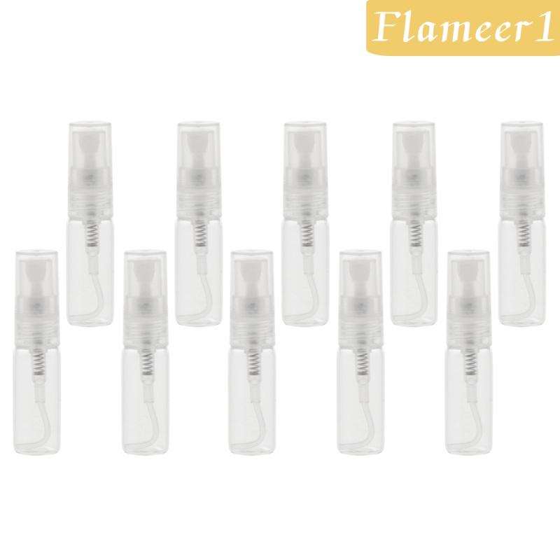 Set 10 Chai Thủy Tinh Rỗng Đựng Nước Hoa Dạng Xịt 3ml