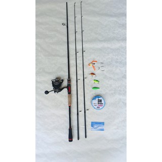 Bộ Cần Câu Lure Máy Đứng Lure Shadow For The Win 🔰 Siêu Bền🔰 Bộ Cần Câu Cá Lóc