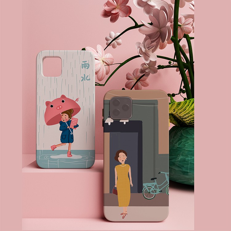 Ốp VSMART Joy/Star/Active/Live/Bee/Aris | 5/4/3/2/1/Plus/pro |Vỏ lưng điện thoại Vinsmart mẫu cô gái phong cách cổ điển