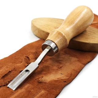 Dùi đục làm đồ da handmade cán gỗ DIY
