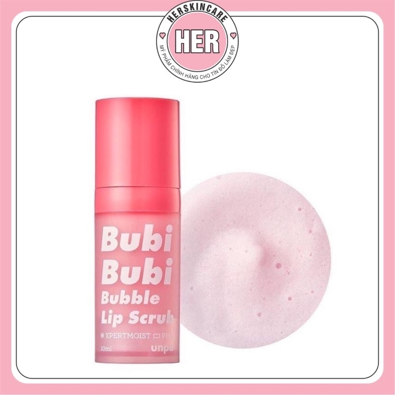 Tẩy Tế Bào Chết Môi Sủi Bọt Unpa Bubi Bubi Bubble Lip Scrub
