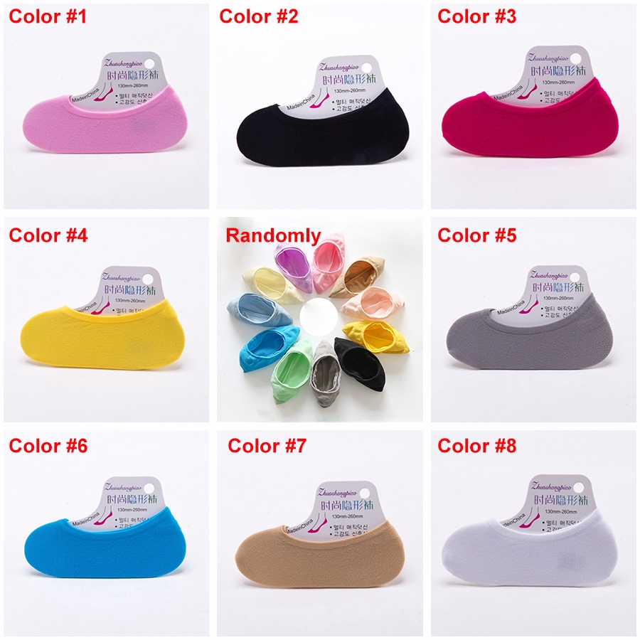 Vớ Cotton Cổ Thấp Thời Trang Cho Nữ