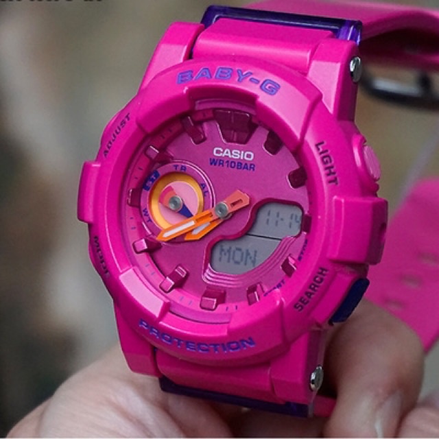 Đồng Hồ Nữ Dây Nhựa Casio Baby-G BGA-185FS-4ADR Chính Hãng BGA-185FS-4A