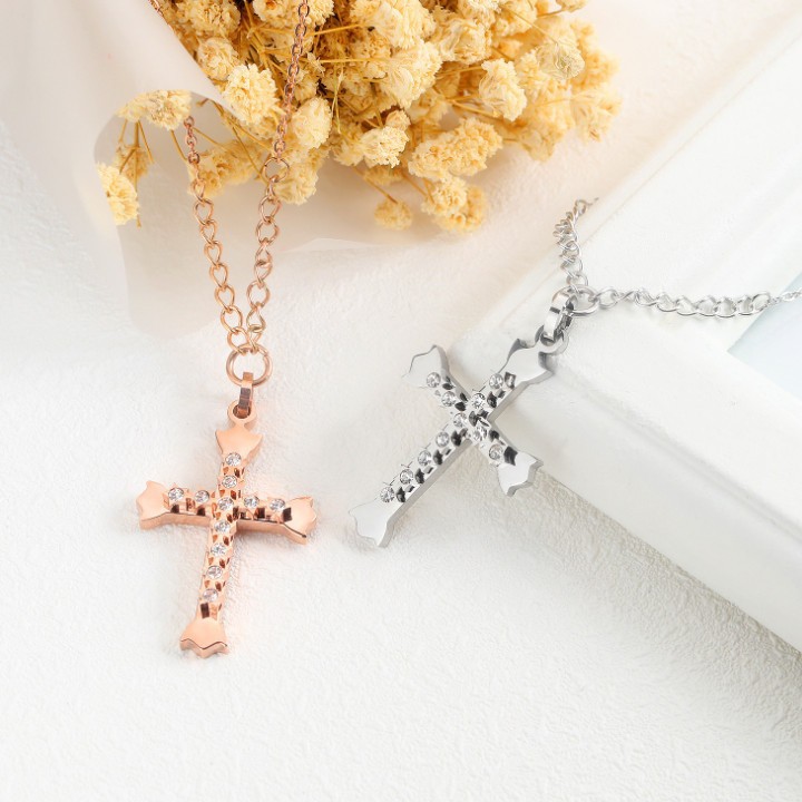 Dây Chuyền Thánh Giá Titan Cao Cấp TT 1609