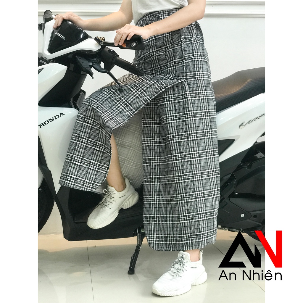 váy chống nắng xẻ tà cố định bằng miếng dán kết hợp với nút bấm [được chọn mẫu] chân váy có nút bấm