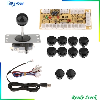 Zero Delay USB Board Bộ điều khiển PC Cần điều khiển Bộ dụng cụ DIY cho trò chơi Arcade