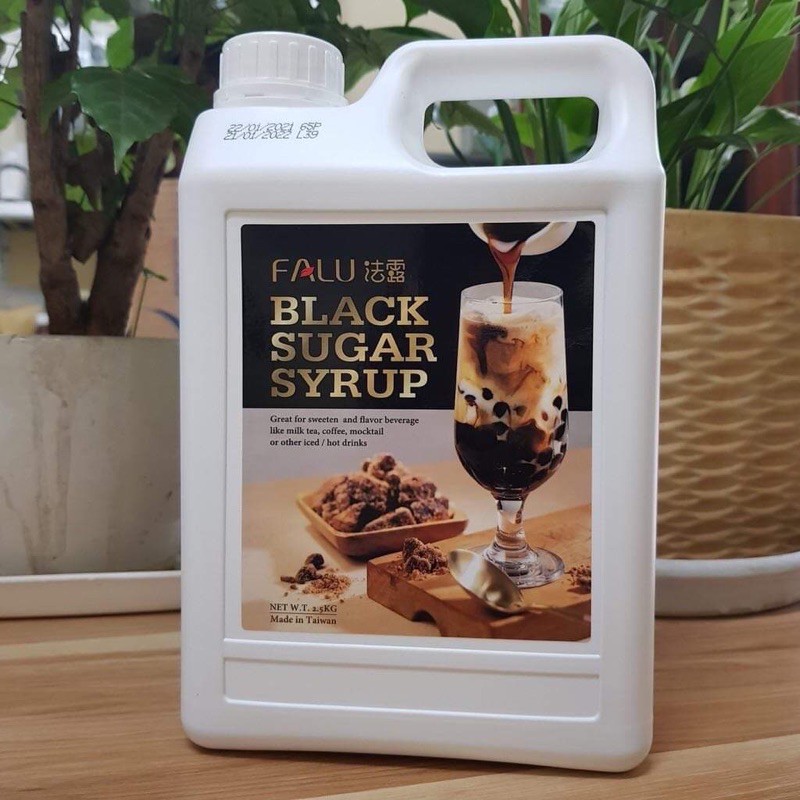 Syrup Đường đen FALU can 2.5kg - CHUYÊN LÀM TRÀ SỮA ĐƯỜNG ĐEN, SỮA TƯƠI TRÂN CHÂU ĐƯỜNG ĐEN