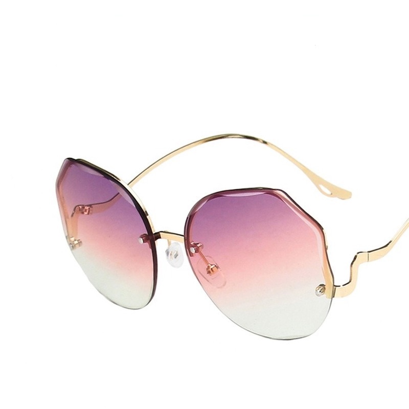 Kính mát tròn không gọng màu kẹo phong cách Hàn Quốc thời trang cho nam nữ