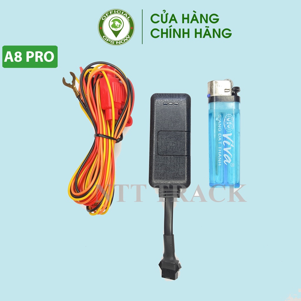 Định vị xe máy ô tô A8 PRO giám sát vị trí xe máy ô tô trực tuyến app GPSNTT - GPSNOW