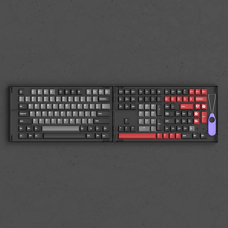 Bộ keycap phím cơ AKKO Keycap set – Psittacus (PBT DoubleShot/ Cherry profile/ 157 nút)