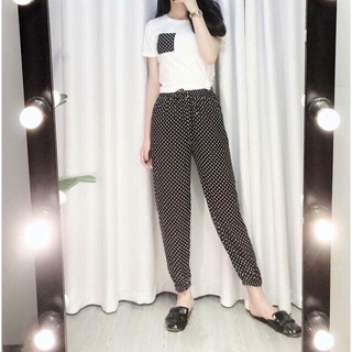 BỘ MẶC NHÀ ÁO PULL QUẦN LANH DÀI