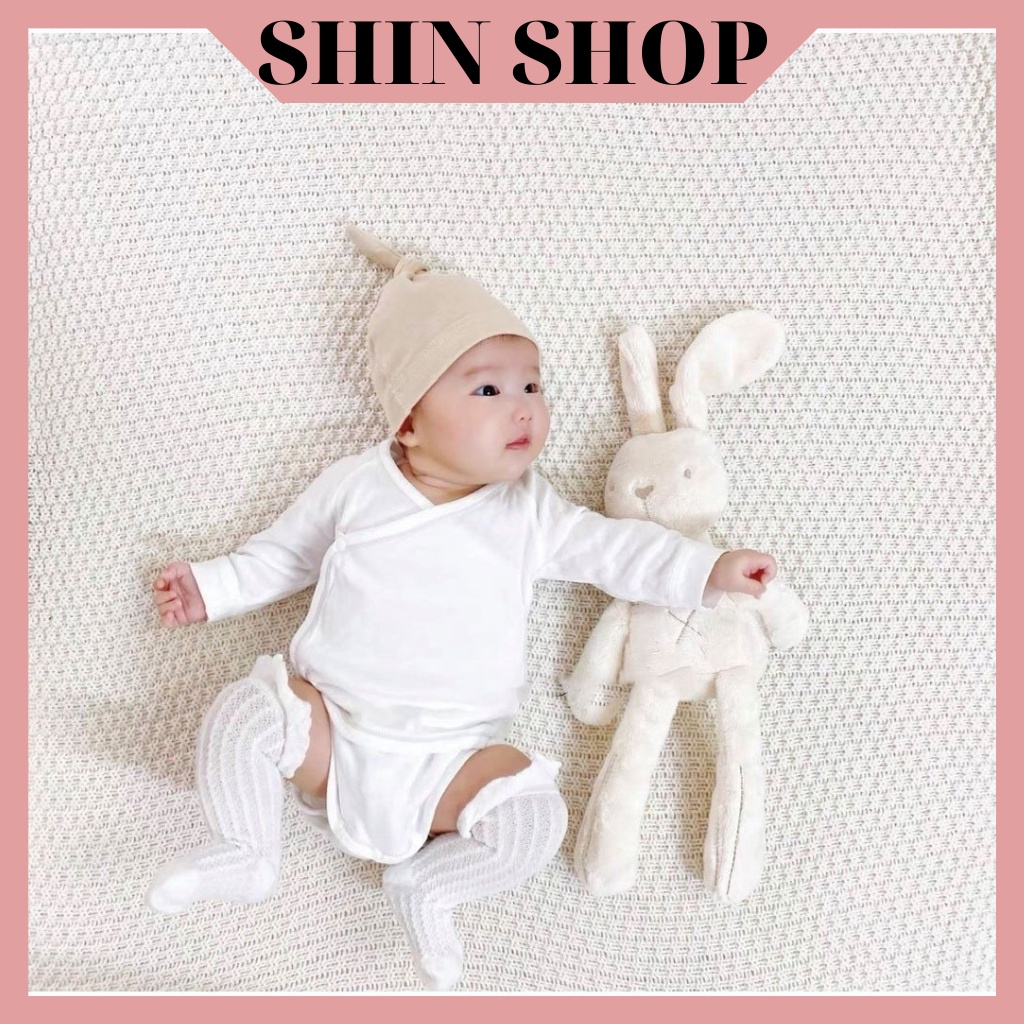 Mũ, nón chất cotton đẹp thắt nút đáng yêu cho bé 0-12m SHIN SHOP MD25