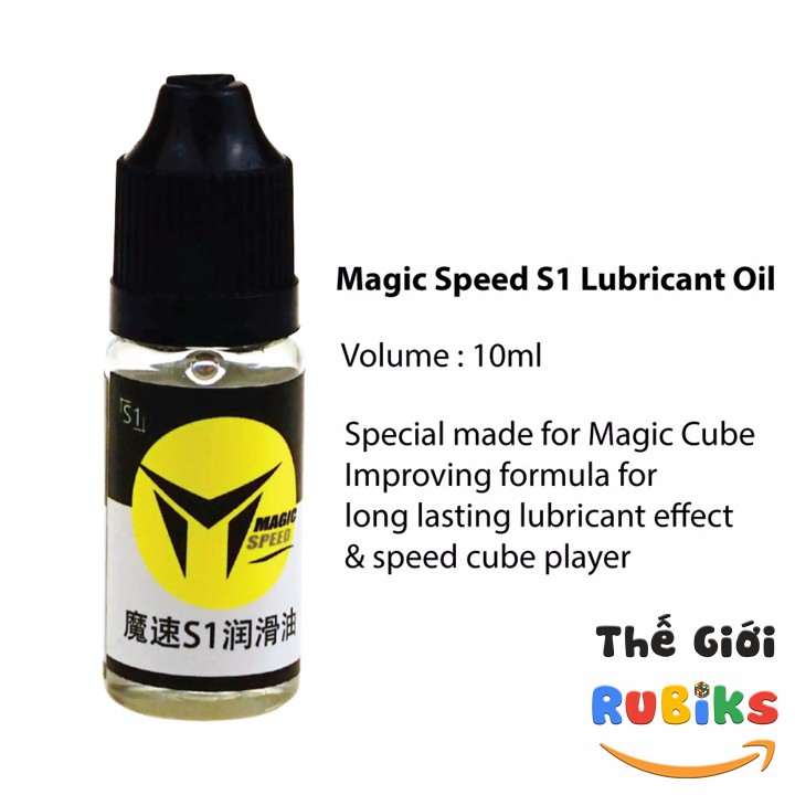 S1 Lube 10ml - Dầu bôi trơn rubik chuyên dùng cho Speed Cube