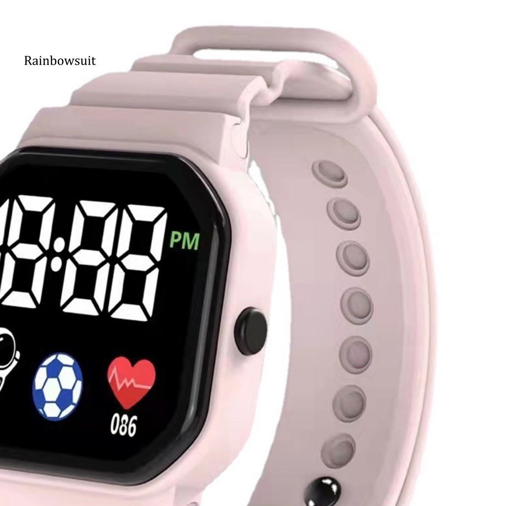 Đồng hồ điện tử đeo tay màn hình Led kỹ thuật số trọng lượng nhẹ cho học sinh