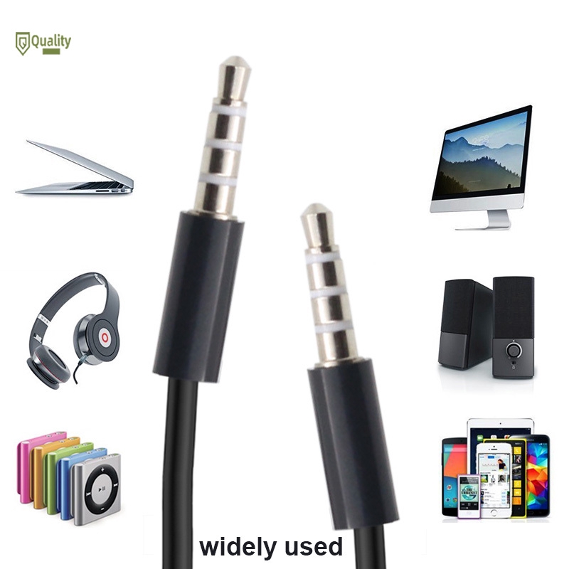 Dây cáp âm thanh Aux giắc cắm 3.5mm sang giắc 3.5mm cho điện thoại/loa/CD/MP3/xe hơi