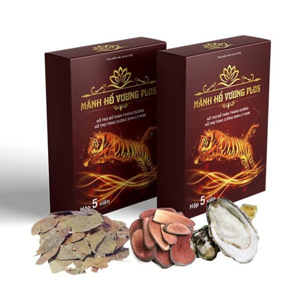 CHÍNH HÃNG MÃNH HỔ VƯƠNG PLUS VIÊN UỐNG TĂNG CƯỜNG SINH LÝ PHÁI MẠNH-KHƠI DẬY MÃNH THÚ TRONG BẠN HIỆU QUẢ 100%