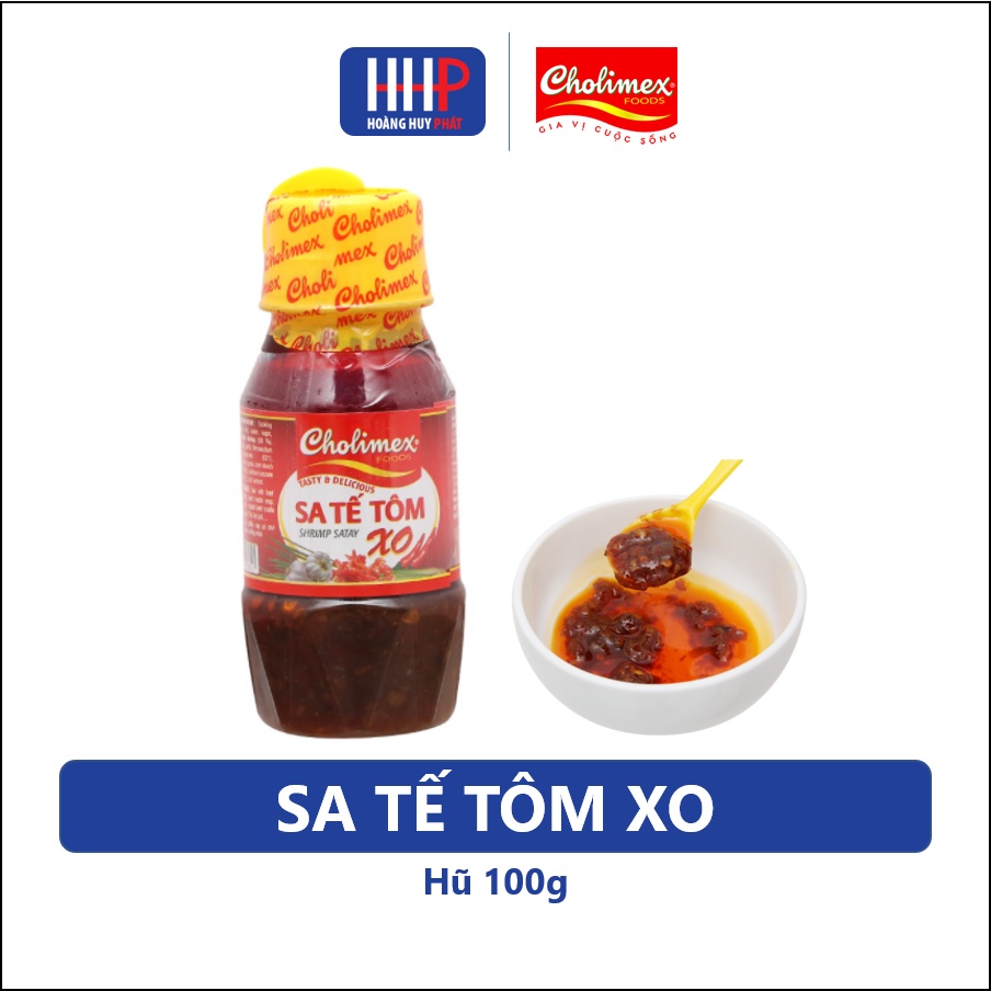 Date mới nhất - Cholimex Sa Tế Tôm XO hũ 100g
