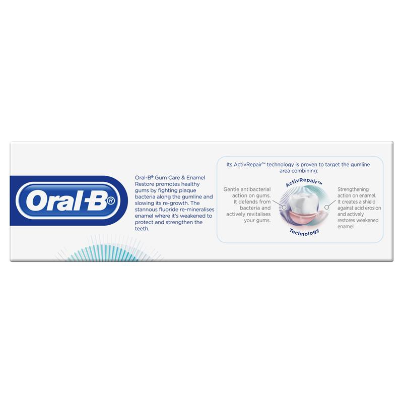 Kem đánh răng ORAL B chăm sóc nướu &amp; phục hồi răng nhậy cảm 110g hàng Úc