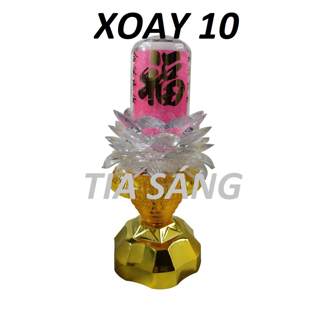 Đèn thờ hoa sen xoay 360 độ (10)