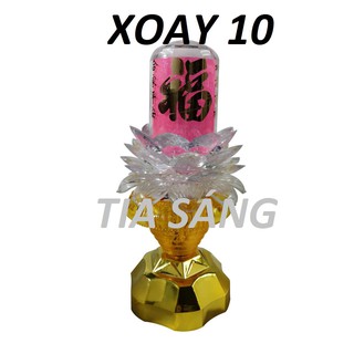 Đèn thờ hoa sen xoay 360 độ