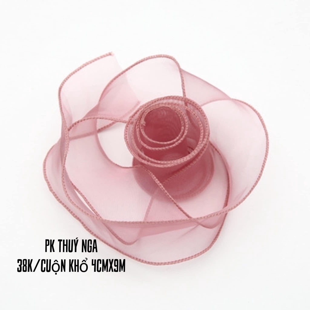 Ruybang voan (khổ 4cm x 10m)