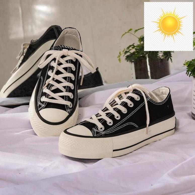 🇱🇧 🎃🎃 Giày Thể Thao Nam Nữ - Giày Converse CV 1970s Cổ Thấp Đen Thời Trang Học Sinh Đi Học Giá Rẻ 🎃