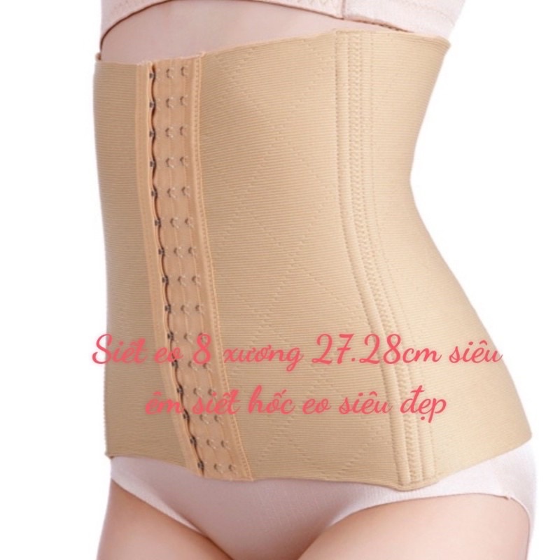 Đai Siết eo Sline 28cm - 8 Xương dành cho chiều cao 1m58 trở Lên chính hãng , Gen Tạo hốc eo Siêu chuẩn