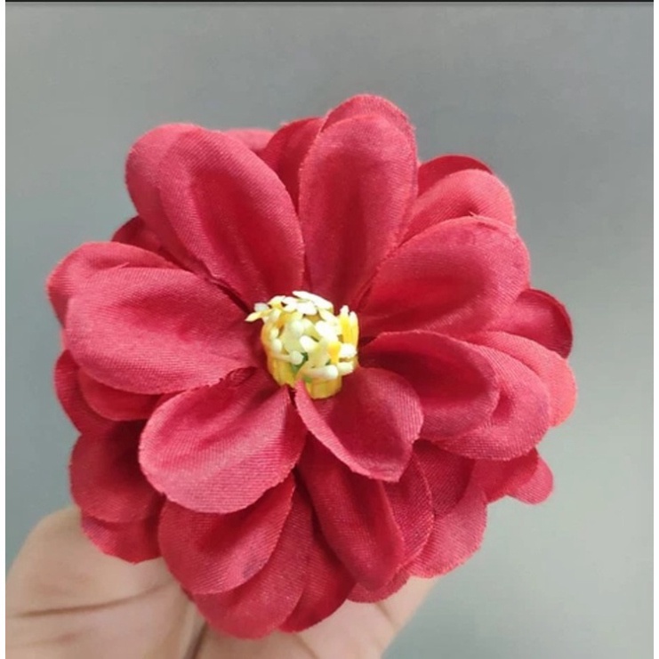 hoa trang trí bánh sinh nhật [FREESHIP❤️] hoa lụa cúc pháp trang trí bánh kem