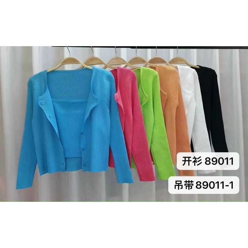 SET ÁO LEN HAI DÂY VÀ CARDIGAN