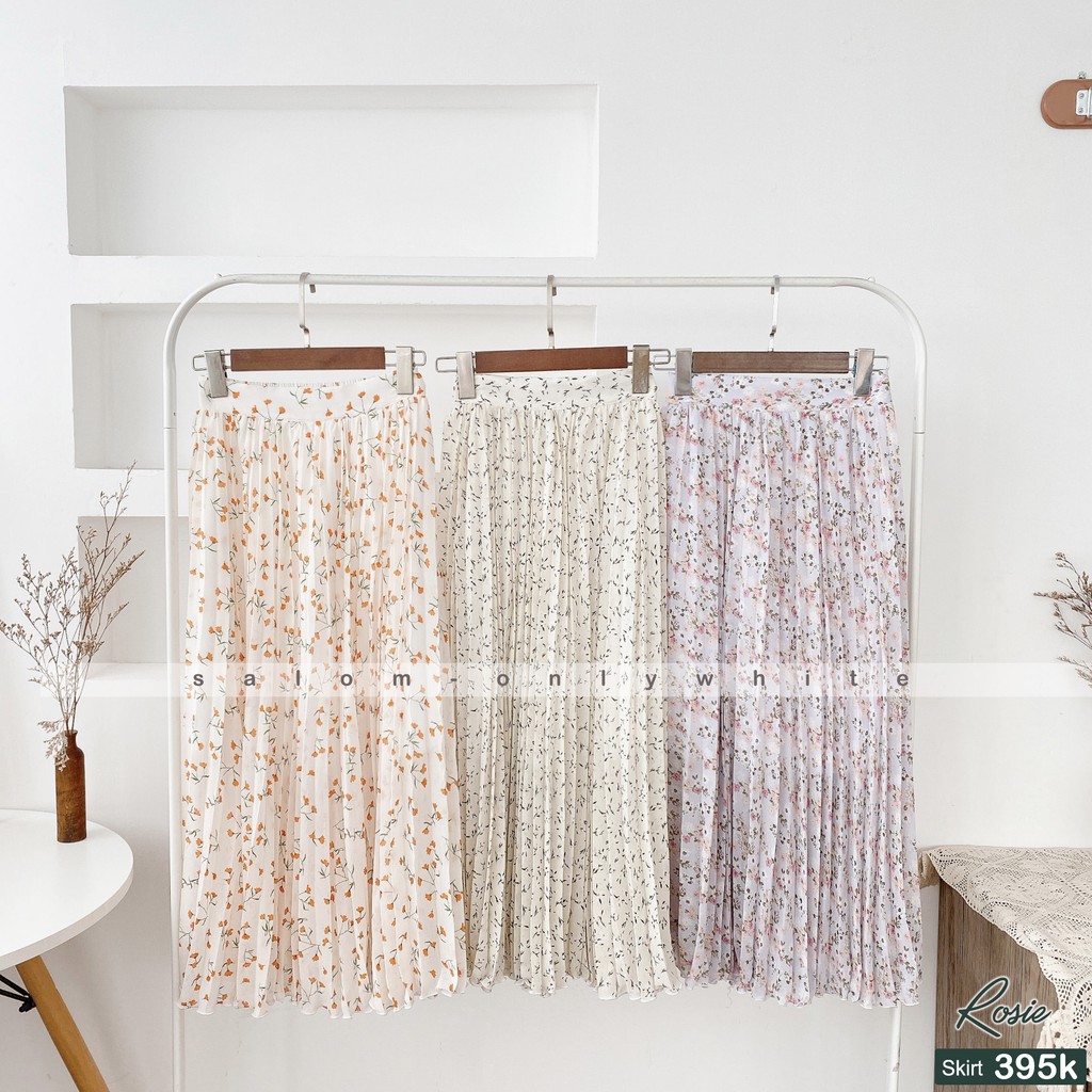 Chân váy Voan hoa dập ly_ Roise | BigBuy360 - bigbuy360.vn