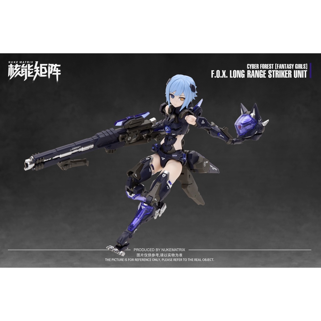 Mô hình lắp ráp Fantasy girl CF01 Pretty Armor Vivienne Hayha FOX Long Range Striker Nukematrix PA