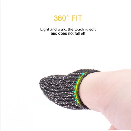 1 Cặp găng bọc ngón tay (2 chiếc) chống mồ hôi chơi game điện thoại tiện dụng | BigBuy360 - bigbuy360.vn