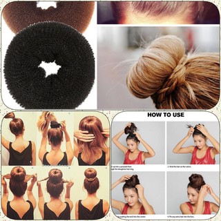 Dụng cụ búi tóc Donut size to - cục búi tóc