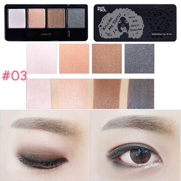 [DATE 01/23] Bảng Phấn Mắt Touch In Sol Killing Me Softly With Eye Holic Shadow (Hàn quốc)