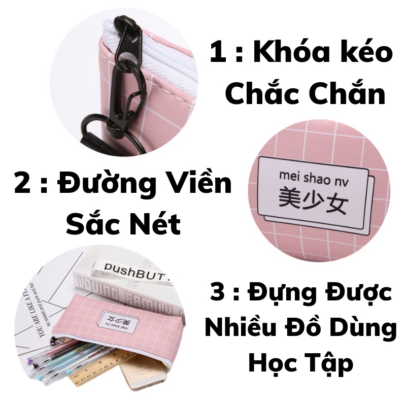 Túi đựng bút cute dành cho học sinh - ngộ nghĩnh - giá rẻ - túi đựng bút kute cao cấp - MIYABI STORE