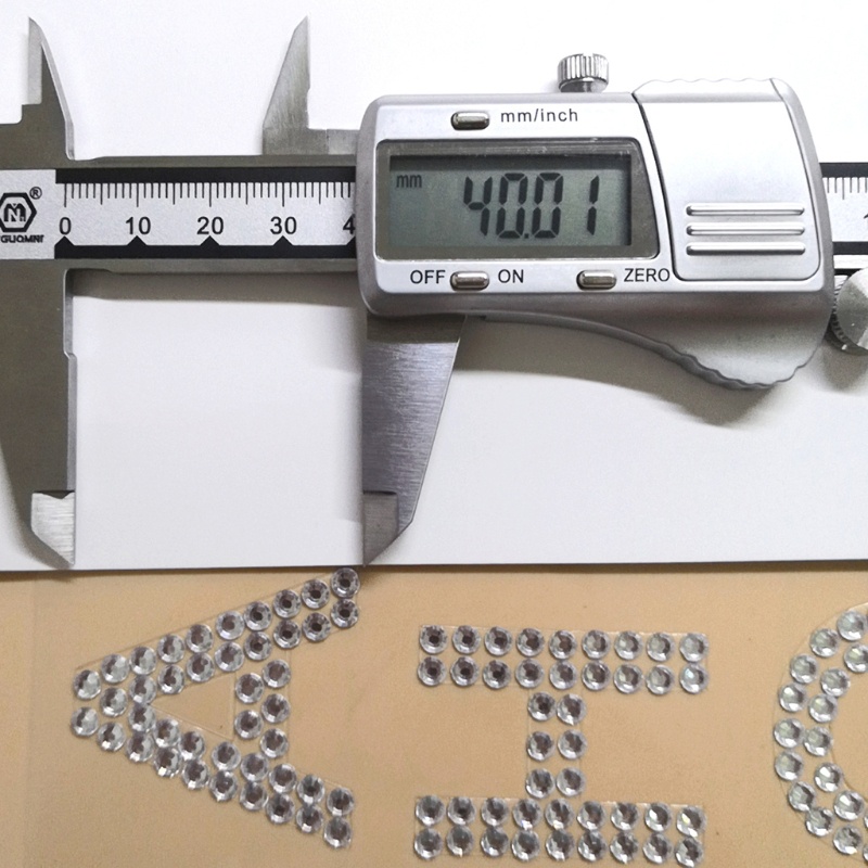 Chữ Cái 3D Kim Tuyến Tự Dính 4cm Trang Trí Nghệ Thuật