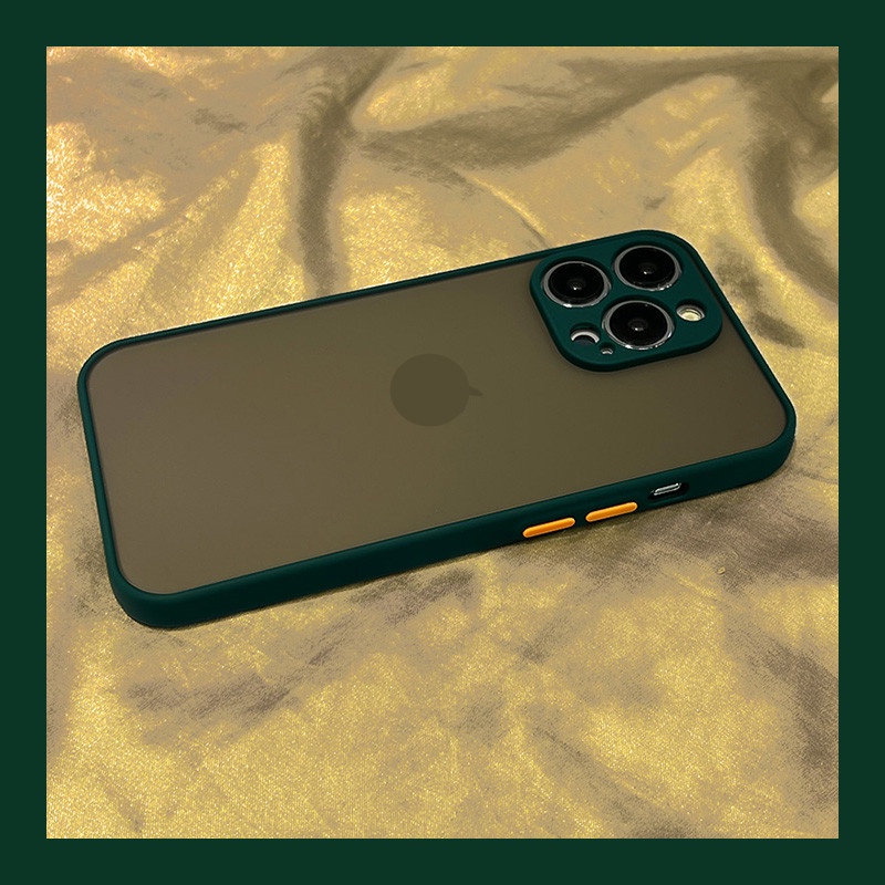 Ốp Điện Thoại Mặt Nhám Chống Sốc Phối Màu Tương Phản Cho iphone 13 Pro 13 Pro max 11 12 xs max xr x / xs