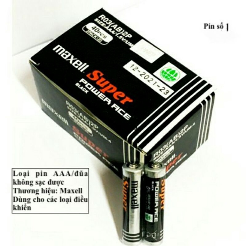 1 ĐÔI PIN TIỂU MAXELL AAA/1.5V