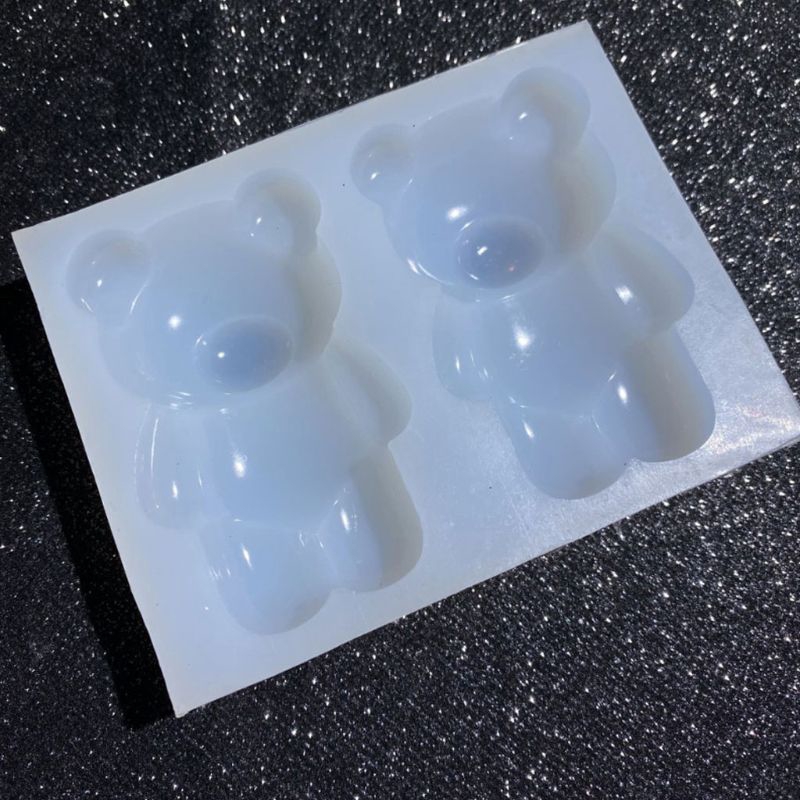 Khuôn Nhựa Resin Hình Chú Gấu Đáng Yêu Làm Trang Sức Thủ Công