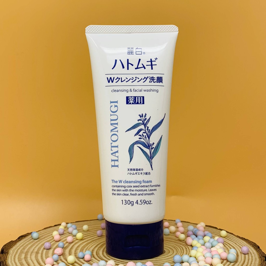Sữa Rửa Mặt Hatomugi Reikaku Nội Địa Nhật | Sữa Rửa Mặt Hạt Ý Dĩ Nhật Bản - 130g