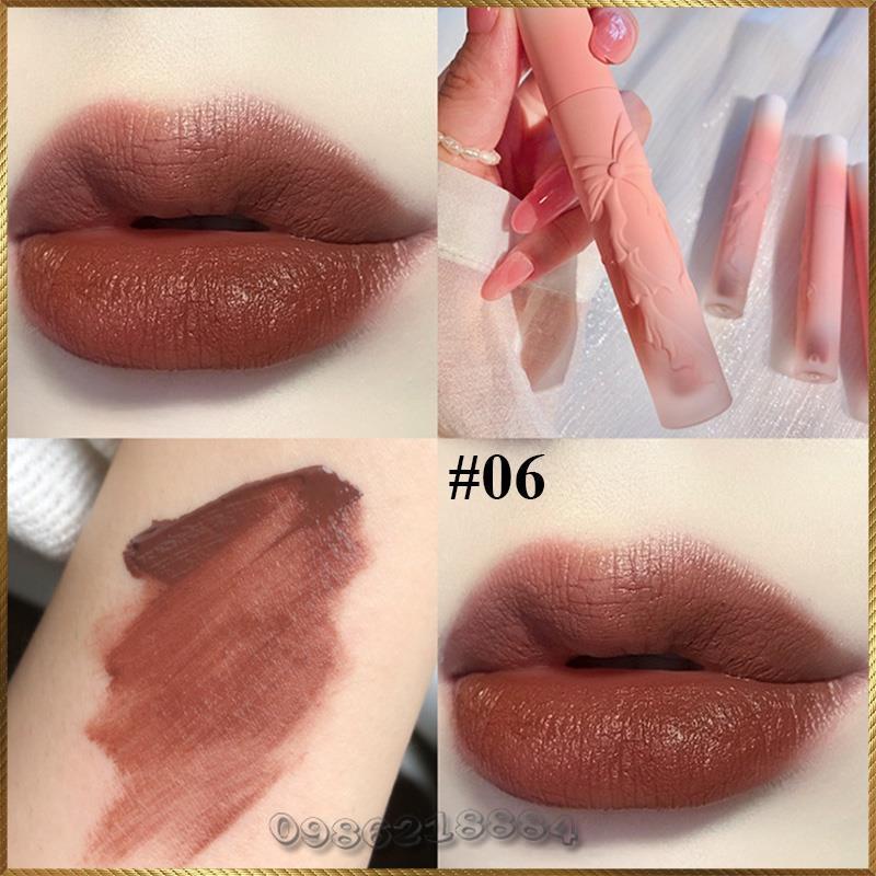 Son kem nơ MAXFINE Lip Gloss lâu trôi mịn môi căng bóng quyến rũ SNM6