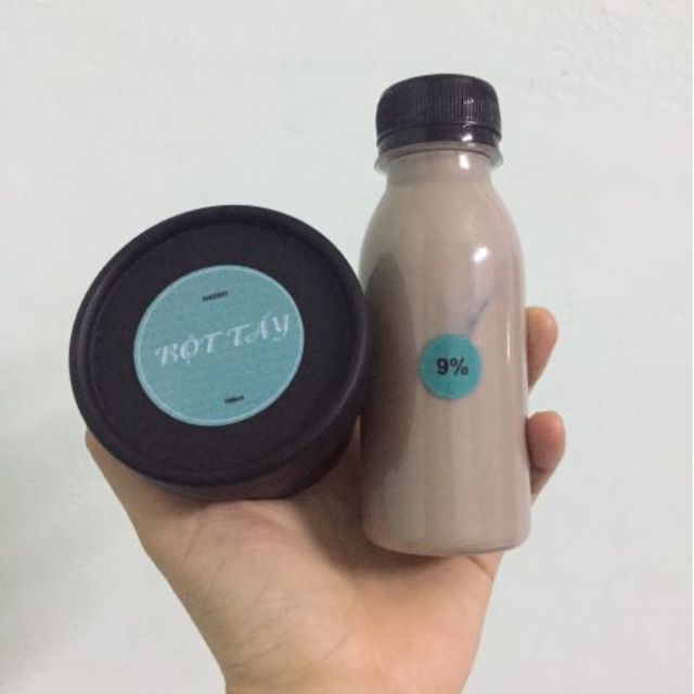 Bột tẩy chiết hương trà xanh tặng kèm trợ tẩy 100ml | BigBuy360 - bigbuy360.vn