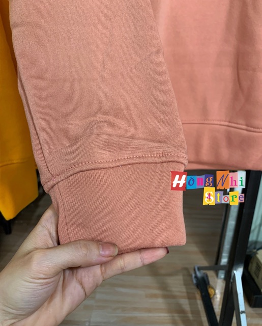 ÁO SWEATER TRƠN CHẤT NỈ LÓT BÔNG MÀU HỒNG RUỐC - SWEATER UNISEX - MM | BigBuy360 - bigbuy360.vn